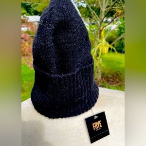 Frye’s Black Boiled Beanie, Black Melange NWT
